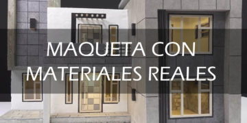 Cómo crear una maqueta de una casa con materiales reales