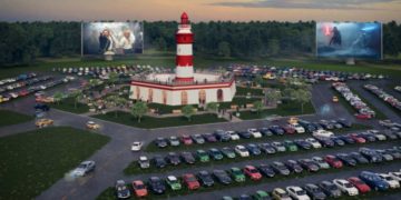 Inicia la construcción de Lighthouse 5, el autocinema más grande del mundo.