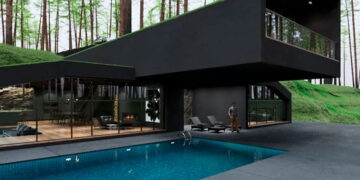 ESCAPANDO DE LO TRADICIONAL: Conoce esta joya arquitectónica en Nueva York bautizada como “BLACK VILLA”