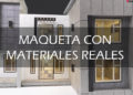 Cómo crear una maqueta de una casa con materiales reales