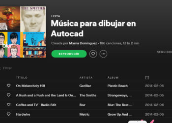 Playlist en Spotify para Arquitectos