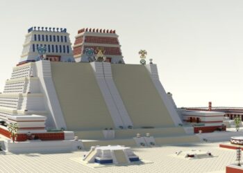 Usuario de Minecraft recrea la gran Tenochtitlan