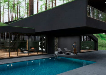 ESCAPANDO DE LO TRADICIONAL: Conoce esta joya arquitectónica en Nueva York bautizada como “BLACK VILLA”