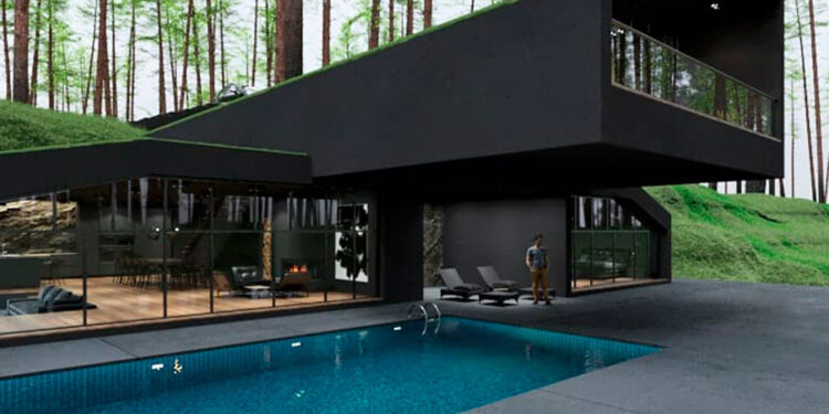 ESCAPANDO DE LO TRADICIONAL: Conoce esta joya arquitectónica en Nueva York bautizada como “BLACK VILLA”