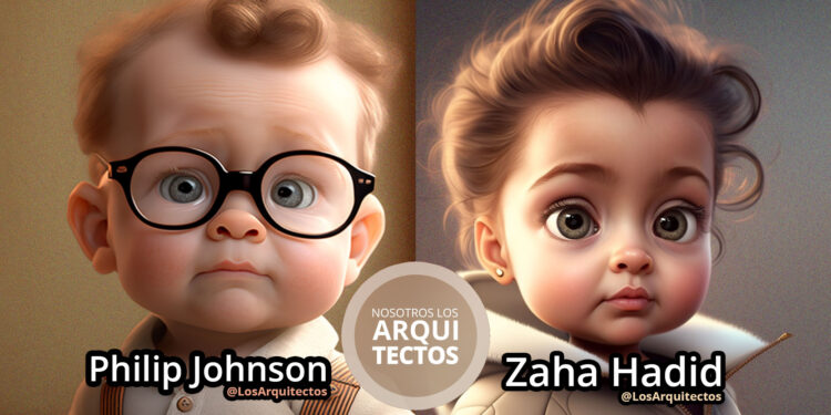 Arquitectos Baby: Ganadores del Premio Pritzker estilo Pixar